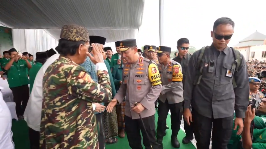 Kapolri Pimpin Apel Kebangsaan, Lepas Ribuan Kader Banser Amankan Nataru