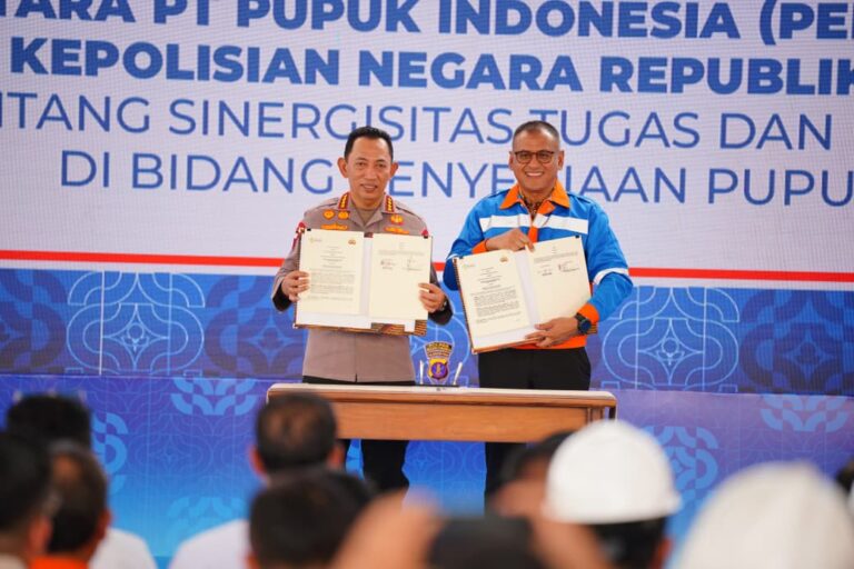 Kapolri MoU dengan PT Pupuk Indonesia Terkait Distribusi : Agar Tepat Sasaran
