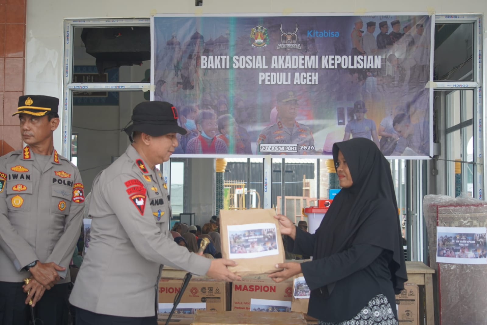 Tinjau Latsitardanus di Aceh Tamiang, Gubernur Akpol Pastikan Taruna Hadir Membantu Masyarakat