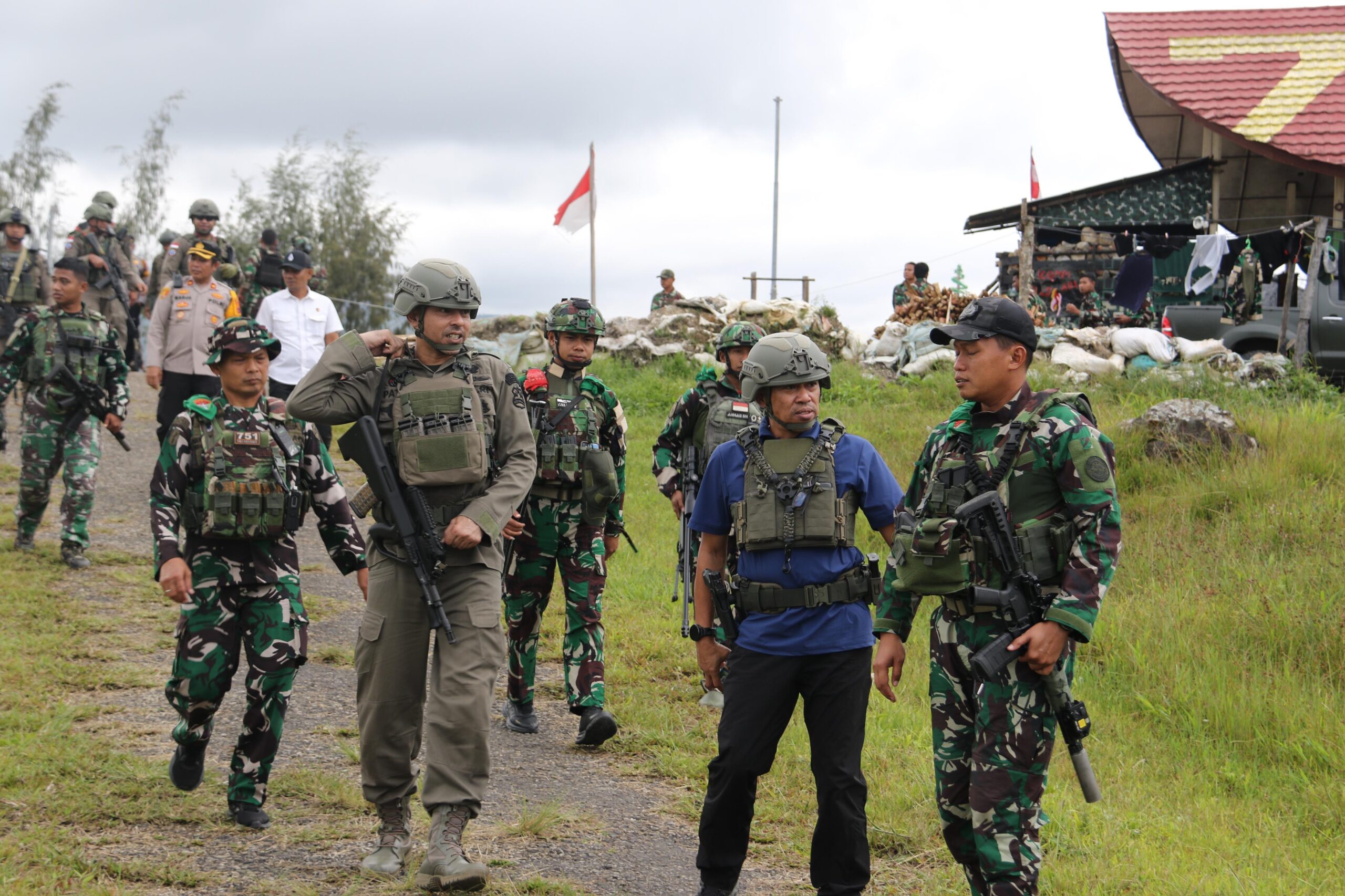 Satgas Ops Damai Cartenz-2026 Tinjau Kesiapsiagaan Personel di Pegunungan Bintang