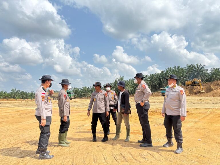 Kapolda Aceh Tinjau Kesiapan Lahan Huntap di Aceh Tamiang