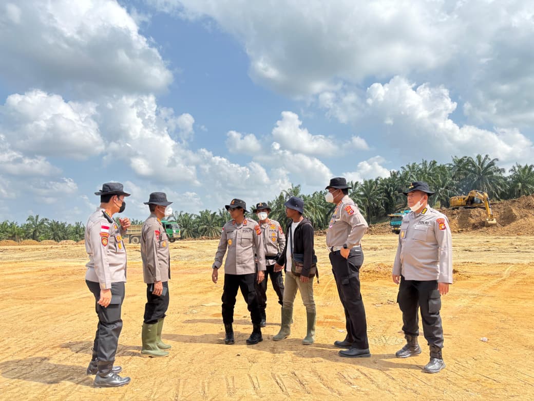 Kapolda Aceh Tinjau Kesiapan Lahan Huntap di Aceh Tamiang