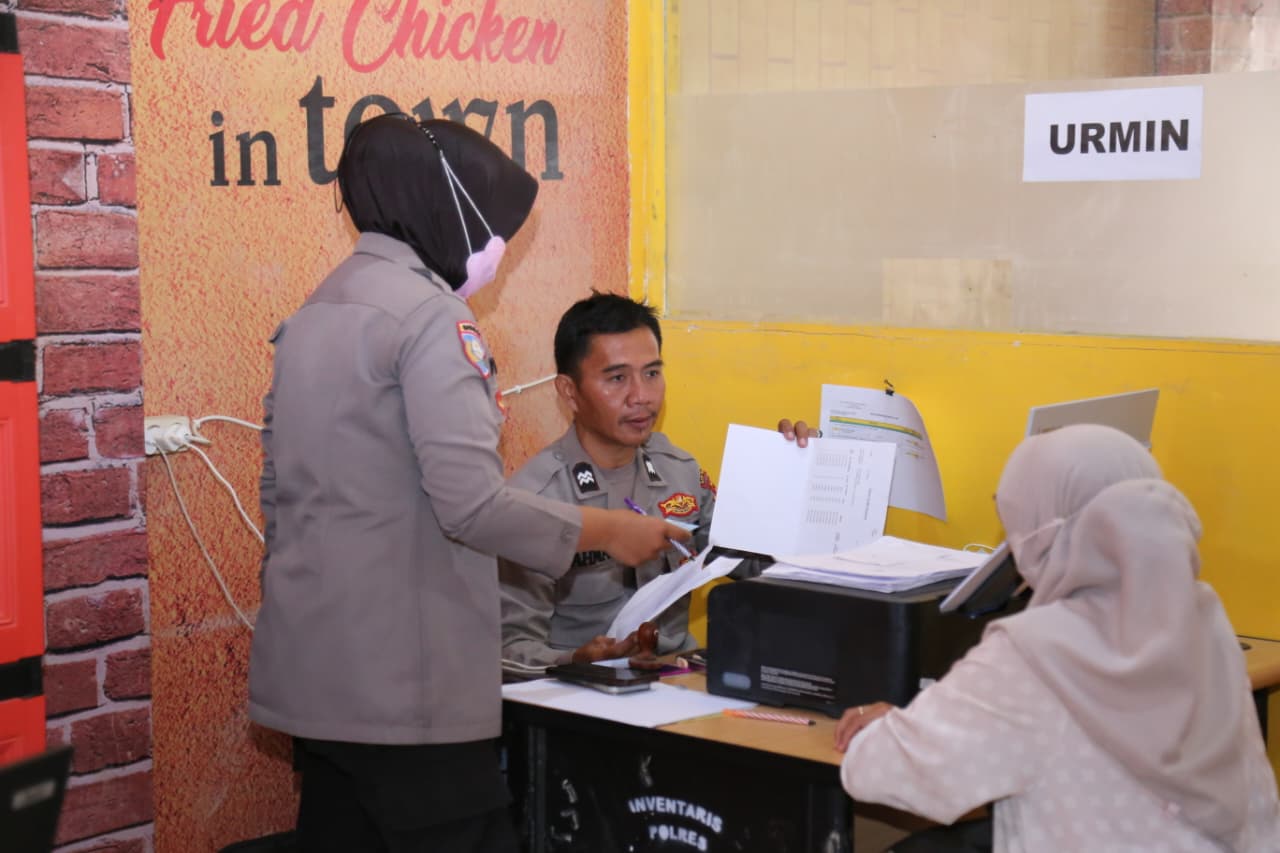 Demi Pelayanan Kepolisian Berjalan Maksimal, Polsek Karang Baru Buka Pos Pelayanan Sementara di Ruko