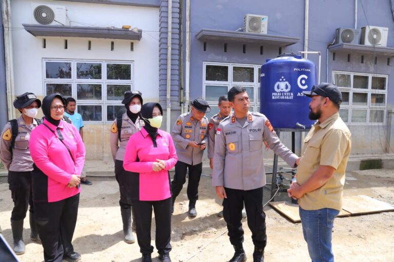 Kapolda Aceh Tinjau Sumur Bor Bantuan Polri di Aceh Tamiang, Pastikan Masih Berfungsi dan Bermanfaat