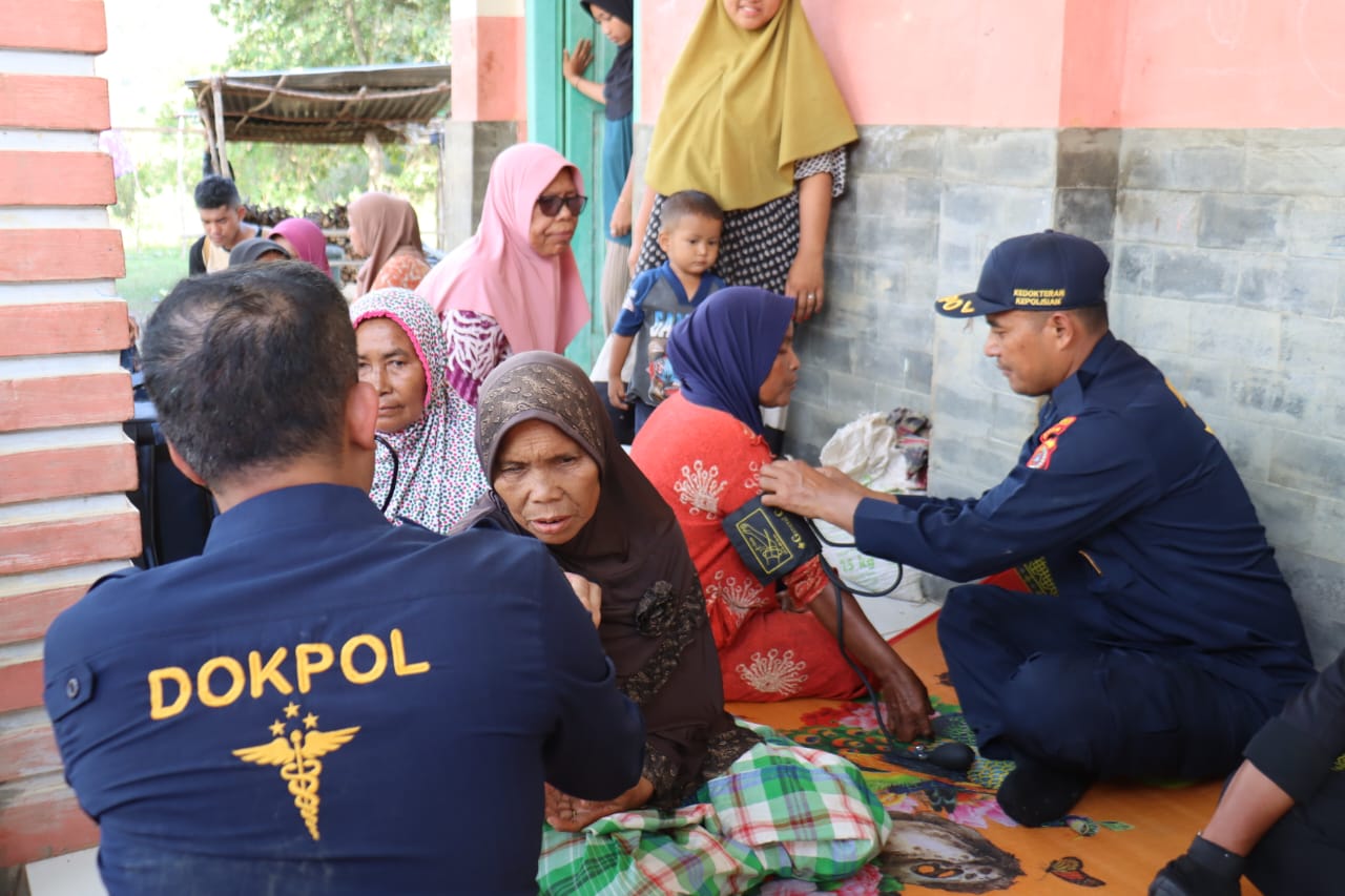 Polri Hadir Menyembuhkan Luka Bencana, Ratusan Warga Aceh Tengah dan Sekitarnya Terlayani Bakti Kesehatan