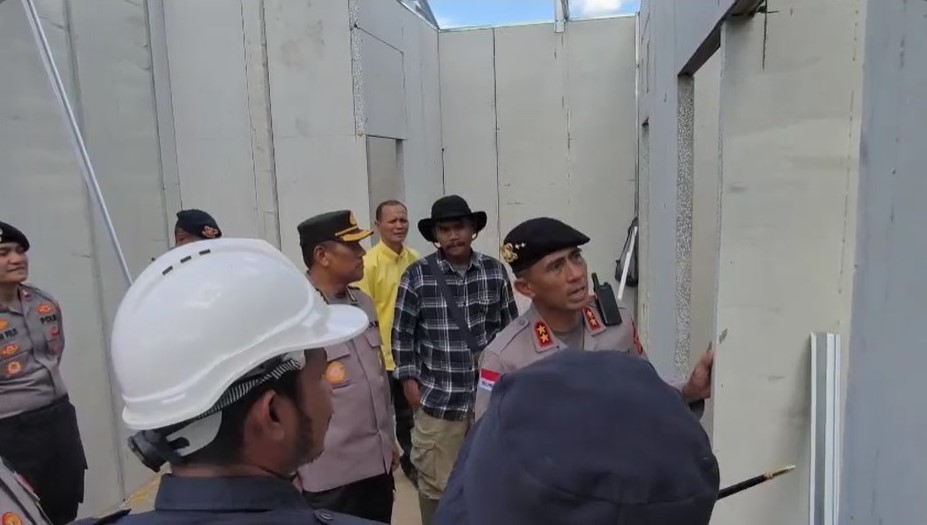 Kapolda Aceh Tinjau Progres Pembangunan 150 Huntap bagi Korban Banjir di Aceh Tamiang