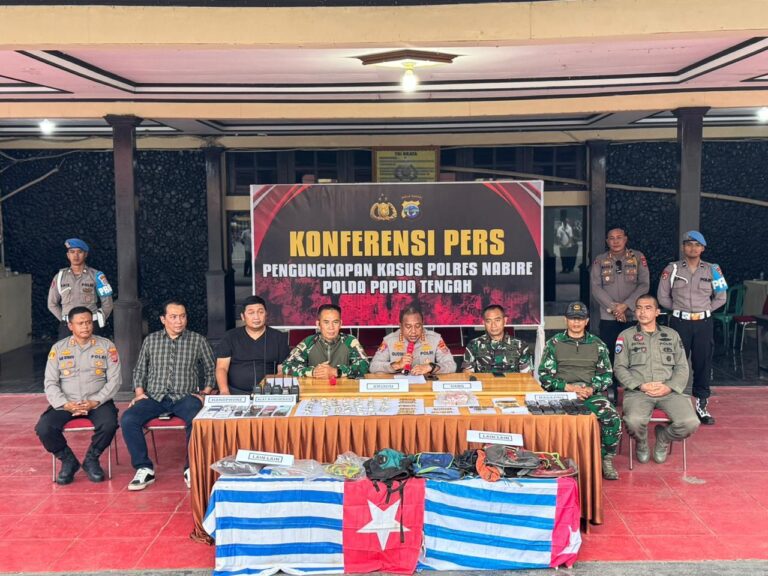 Kamp KKB di Nabarua Dibongkar Aparat Gabungan, Ratusan Amunisi dan Puluhan Juta Rupiah Diamankan