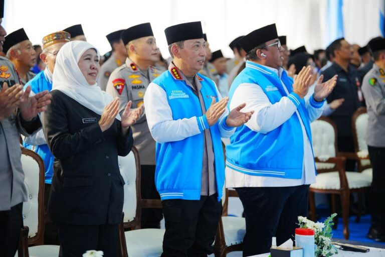 Silaturahmi Ramadhan Bareng KSPSI di Jatim, Kapolri Ajak Buruh Bersatu Dukung Upaya Perdamaian Presiden