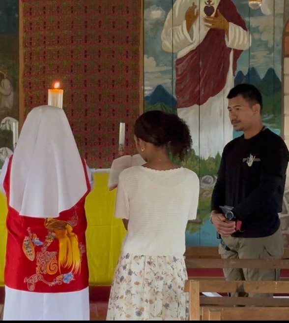 Pengamanan Satgas Damai Cartenz Hadirkan Rasa Aman Saat Ibadah Prapaskah di Sinak