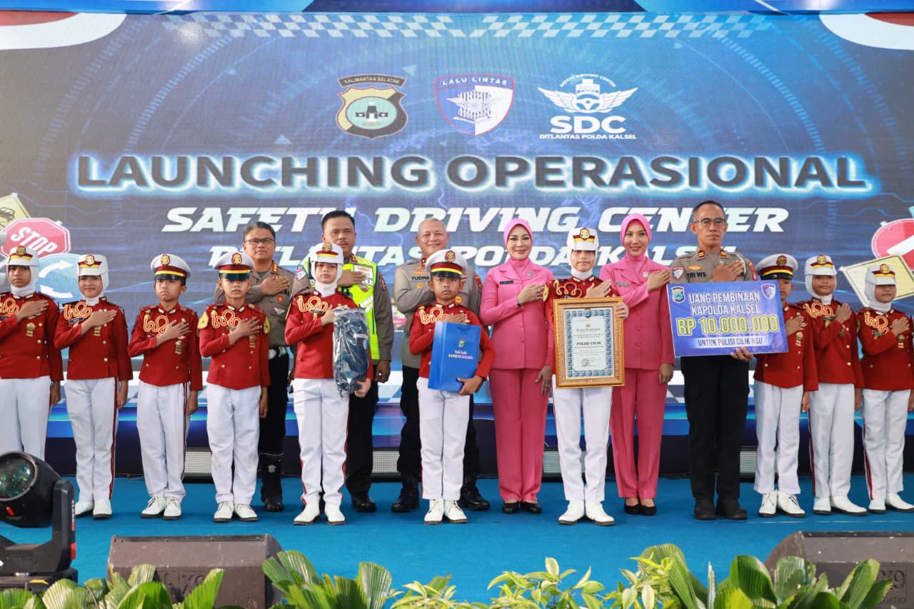 Kakorlantas Polri Resmikan Safety Driving Center (SDC) Polda Kalsel