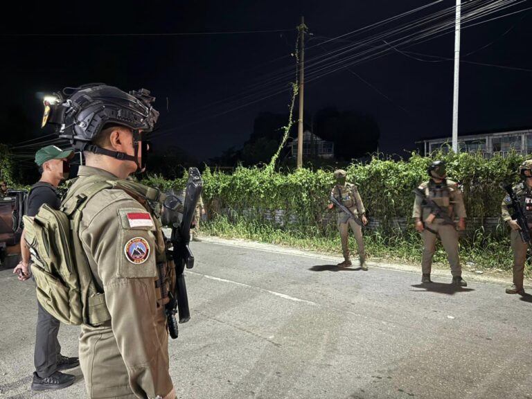 Patroli Gabungan dan Razia Malam di Nabire, Satgas Ops Damai Cartenz 2026 Amankan Senjata Tajam