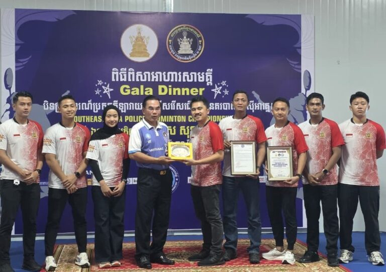 Tim Bulutangkis Polri Raih 4 Medali Emas dan 2 Perak SEA Police Badminton Championship 2026 di Kamboja
