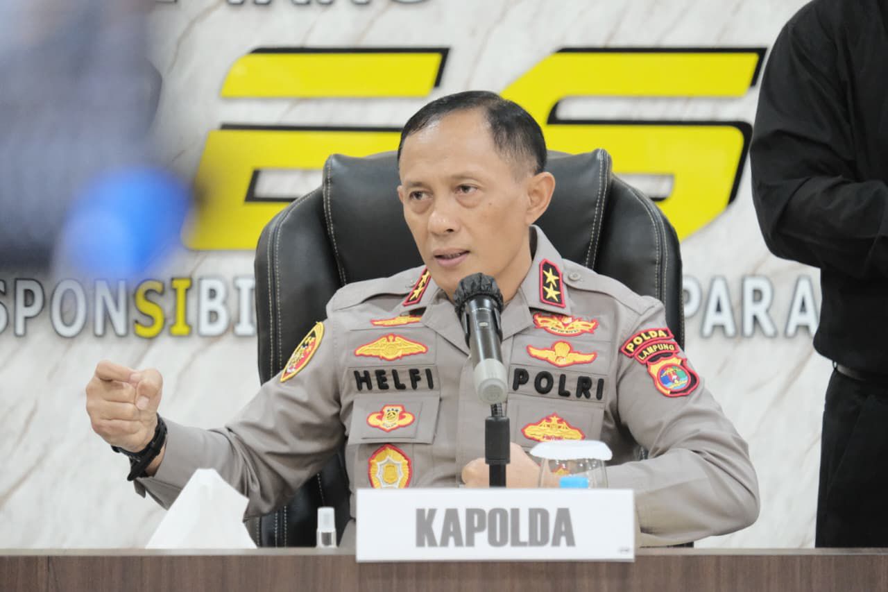 Polda Lampung Berhasil Ungkap Kasus Curat Ranmor yang Mengakibatkan Gugurnya Bripka (Anumerta) Arya Supena