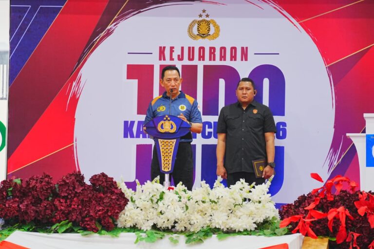 Kapolri Buka Judo Cup : Tanamkan Nilai Sportivitas hingga Persiapkan SDM Tangguh