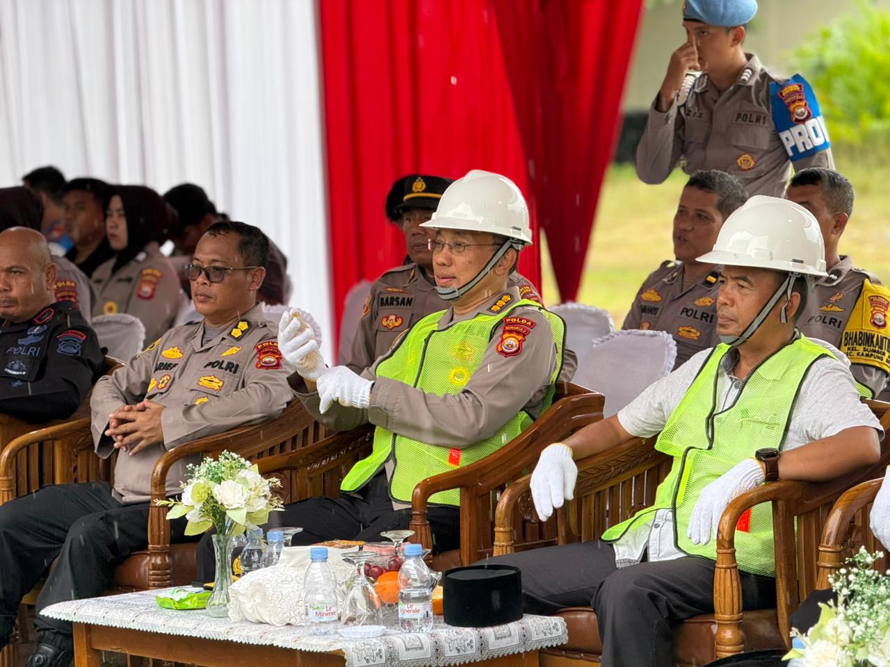 Dukung Program Ketahanan Pangan, Karo Logistik Polda Bengkulu Lakukan Groundbreaking Gudang Ketahanan Pangan Polri Kapasitas 1.000 Ton
