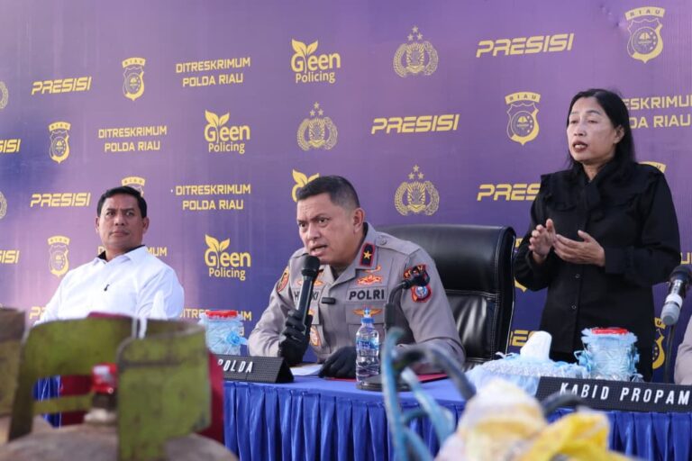 Polda Riau Bongkar 1.333 Kasus Kejahatan Jalanan, 525 Tersangka Diamankan