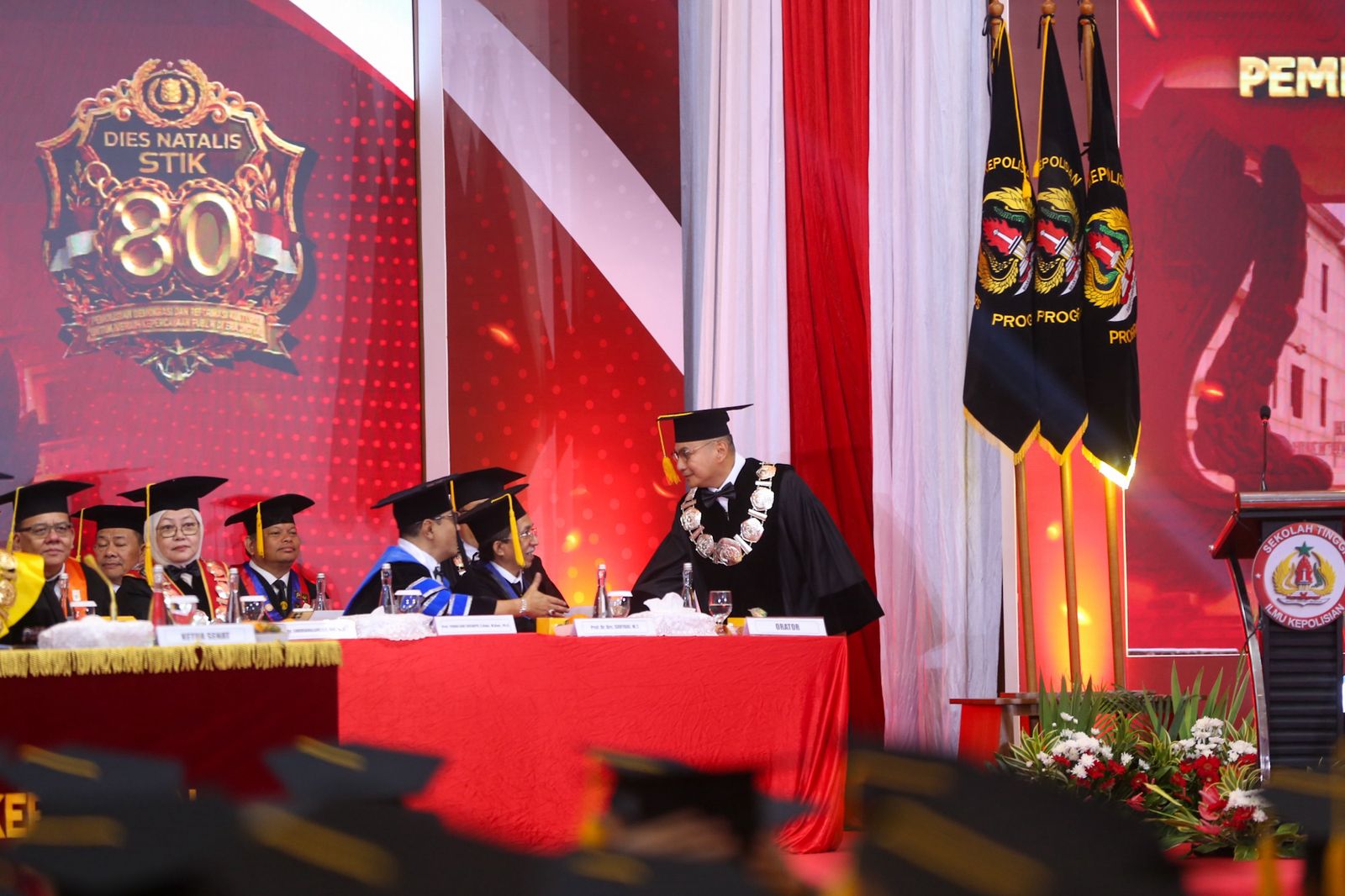 Kapolda Riau Gaungkan Polisi sebagai Penjaga Peradaban di Wisuda dan Dies Natalis ke-80 STIK Polri